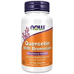 קוורצטין עם ברומליין 60 כמוסות - מבית NOW FOODS