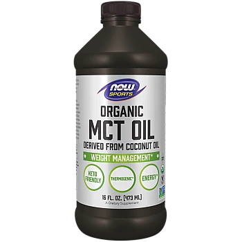 שמן MCT אורגני 473 מ"ל - מבית NOW FOODS