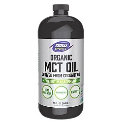 שמן MCT נוזלי אורגני 946 מ"ל - מבית NOW FOODS