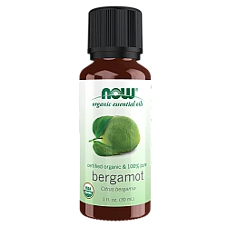 שמן אתרי ברגמוט אורגני 30 מ"ל - מבית NOW FOODS