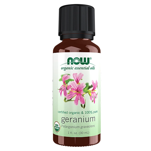 שמן אתרי גרניום אורגני 30 מ"ל - מבית NOW FOODS