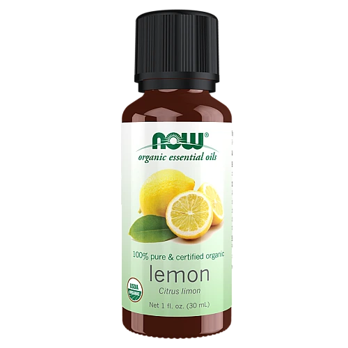 שמן אתרי לימון אורגני 30 מ"ל - מבית NOW FOODS