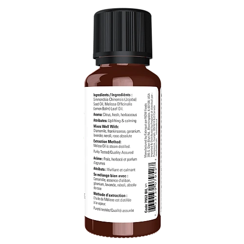 שמן אתרי מליסה 30 מ”ל - מבית NOW FOODS