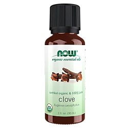 שמן אתרי ציפורן אורגני 30 מ"ל - מבית NOW FOODS