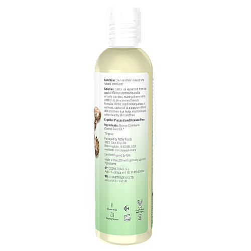 שמן קיק אורגני 237 מ"ל - מבית NOW FOODS