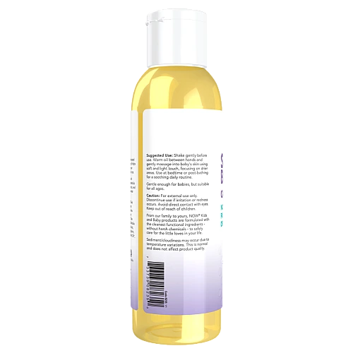 שמן תינוקות להרגעה לבנדר 118 מ"ל  - מבית NOW FOODS