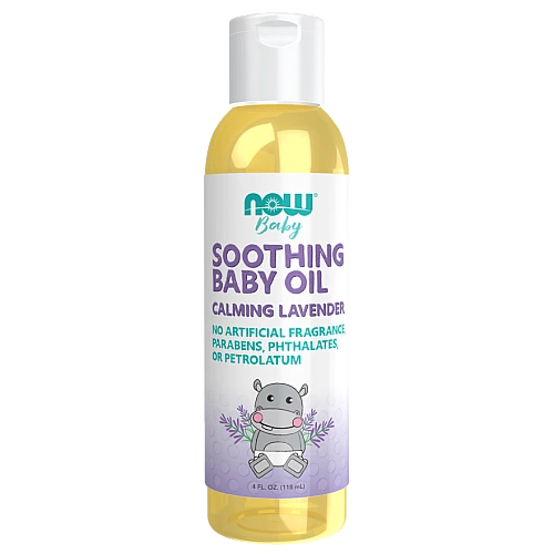 שמן תינוקות להרגעה לבנדר 118 מ"ל  - מבית NOW FOODS