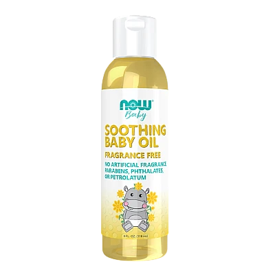 שמן תינוקות להרגעה ללא בישום 118 מ"ל  - מבית NOW FOODS