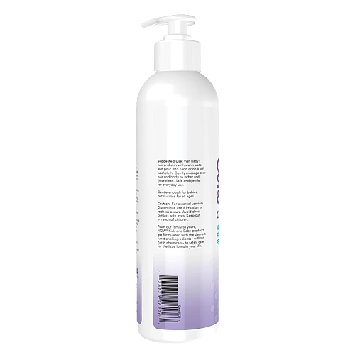 שמפו וסבון רחצה עדין לתינוקות לבנדר מרגיע 237 מ"ל - מבית NOW FOODS