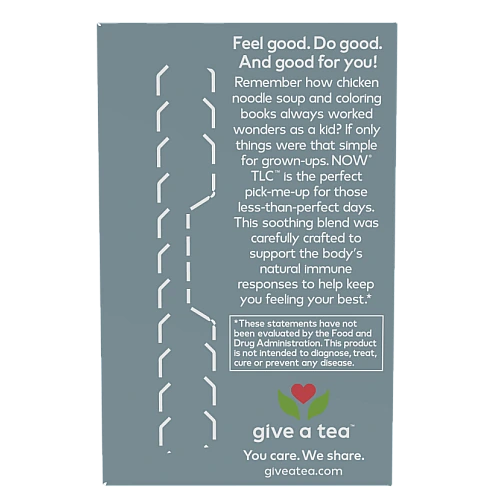 תה לטיפול בגרון TLC נטול קפאין 24 שקיקי תה - מבית NOW FOODS