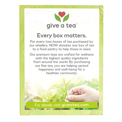 תה סנה אורגנית נטול קפאין 24 שקיקי תה - מבית NOW FOODS