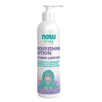 תחליב טיפוח לתינוקות לבנדר 237 מ"ל - מבית NOW FOODS