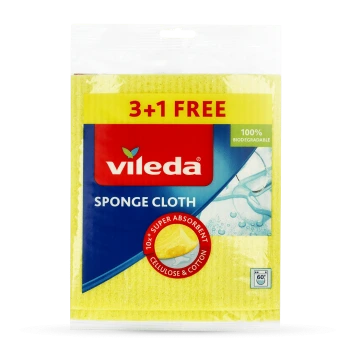 וילדה מארז מטליות ספונג' - 3+1 יחידות - 3+יחידה אחת
