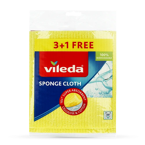 וילדה מארז מטליות ספונג' - 3+1 יחידות