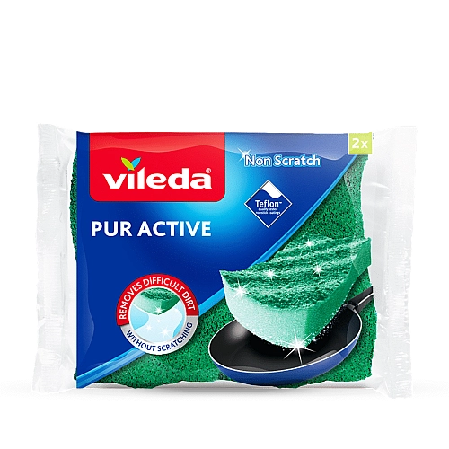 וילדה ספוגיות פיור אקטיב ללא שריטות - 2 יחידות