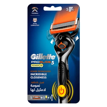  ג'ילט פרוגלייד 5 פאוור מכשיר גילוח + סכין - מבית Gillette