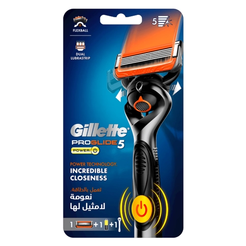 ג'ילט פרוגלייד 5 פאוור מכשיר גילוח + סכין - מבית Gillette