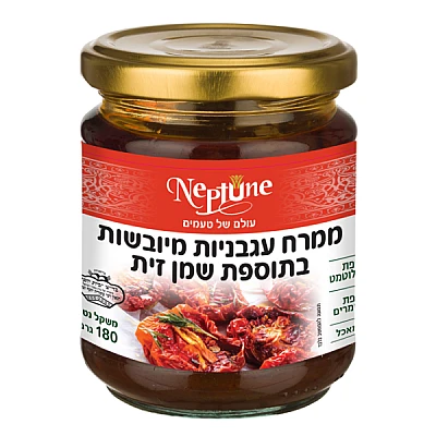 ממרח עגבניות מיובשות בשמן זית 180 גרם - נפטון