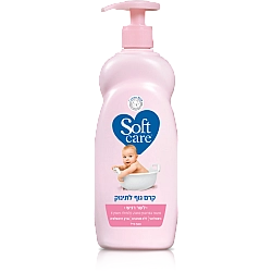 סופטקר קרם גוף לתינוק לעור רגיש 500 מ"ל - מבית Softcare