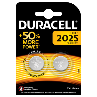 דורסל סוללות ליתיום 2025 אריזת 2 יחידות - מבית Duracell
