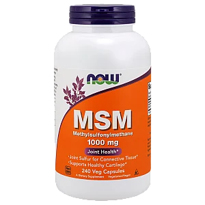 MSM מתיל סולפוניל מתאן 1000 מ"ג - 240 כמוסות מבית NOW FOODS