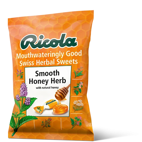 סוכריות ריקולה ללא סוכר בטעם דבש צמחים 24 כוכריות - מבית Ricola