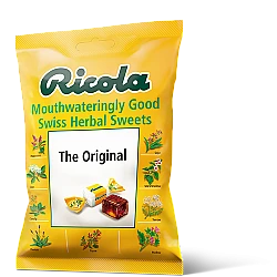 סוכריות ריקולה ללא סוכר בטעם צמחים 21 כוכריות - מבית Ricola