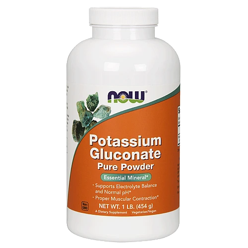 אבקת אשלגן גלוקונאט 454 גרם - מבית NOW FOODS