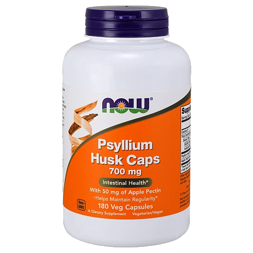 פסיליום שלמות Psyllium כמות 700 מ"ג 180 כמוסות מבית NOW FOODS