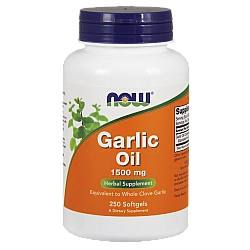 שמן שום 1500 מ"ג 250 כמוסות - מבית NOW FOODS