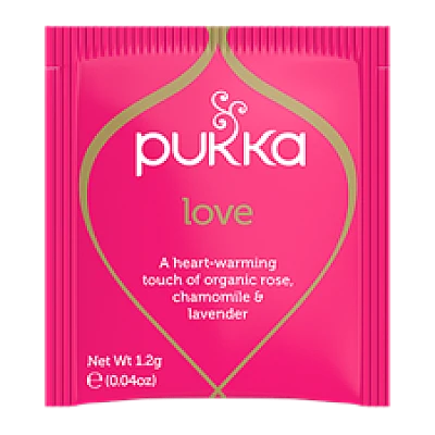 פוקה חליטות תה צמחים אהבה 20 שקיקים - מבית Pukka Herbs