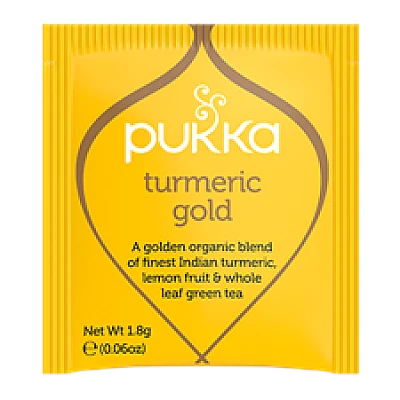 פוקה חליטות תה צמחים כורכום זהב 20 שקיקים - מבית Pukka Herbs