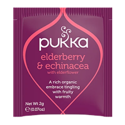 פוקה חליטות תה צמחים סמבוק ואכינציאה 20 שקיקים - מבית Pukka Herbs