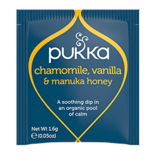 פוקה חליטות תה צמחים קמומיל וניל דבש מנוקה 20 שקיקים - מבית Pukka Herbs