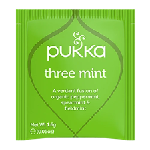פוקה חליטות תה צמחים שלושה מנטה 20 שקיקים - מבית Pukka Herbs