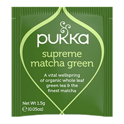 פוקה תה ירוק מאצ'ה 20 שקיקים - מבית Pukka Herbs