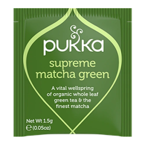 פוקה תה ירוק מאצ'ה 20 שקיקים - מבית Pukka Herbs