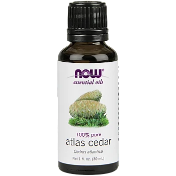 שמן אתרי ארז אטלס 100% טהור 30 מ”ל - מבית NOW FOODS