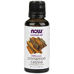 שמן אתרי קינמון קסיה 100% טהור 30 מ”ל - מבית NOW FOODS