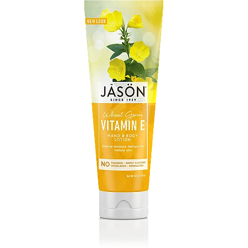 ג'ייסון קרם גוף וידיים ויטמין E נבט חיטה 227 גרם - מבית JASON
