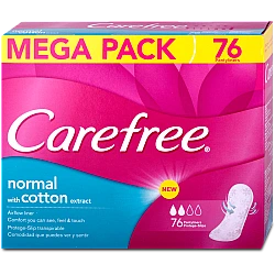 קרפרי מגני תחתון מתאימים לתחתונים רגילים ולטנגה מגה פאק 76 יחידות - מבית Carefree