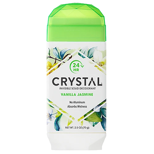 קריסטל מקורי דאודורנט סטיק מוצק מינרלי וניל יסמין 70 גרם - מבית Crystal Body