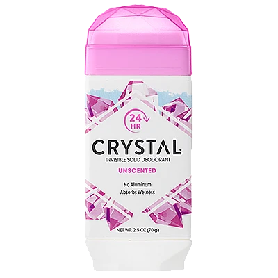 קריסטל מקורי דאודורנט סטיק מוצק מינרלי ללא ריח 70 גרם - מבית Crystal Body