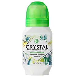 קריסטל מקורי דאודורנט רול און מינרלי וניל יסמין 66 מ"ל - מבית Crystal Body