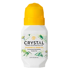 קריסטל מקורי דאודורנט רול און מינרלי קמומיל תה ירוק 66 מ"ל - מבית Crystal Body