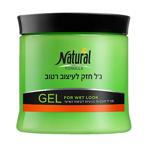 נטורל פורמולה ג'ל חזק לעיצוב רטוב 500 מ"ל - מבית NATURAL FORMULA