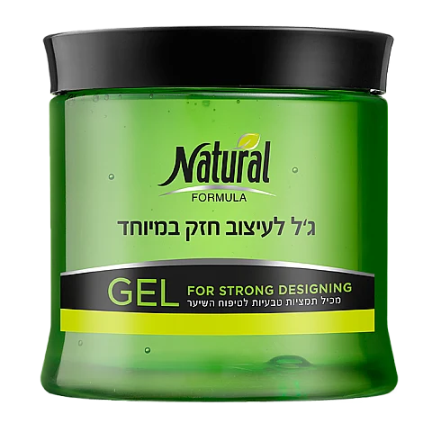 נטורל פורמולה ג'ל לעיצוב חזק במיוחד 500 מ"ל - מבית NATURAL FORMULA