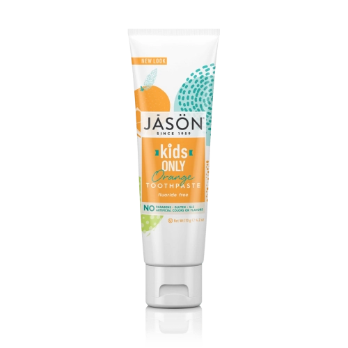 ג'ייסון משחת שיניים טבעית תפוז לילדים 119 גרם - מבית JASON