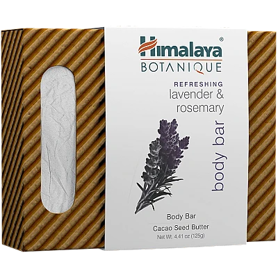 הימלאיה בוטניק סבון מוצק בעבודת יד מרענן לבנדר ורוזמרין 125 גרם - מבית Himalay