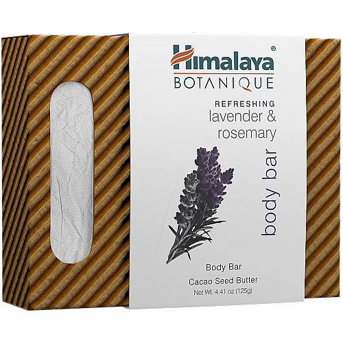 הימלאיה בוטניק סבון מוצק בעבודת יד מרענן לבנדר ורוזמרין 125 גרם - מבית Himalay